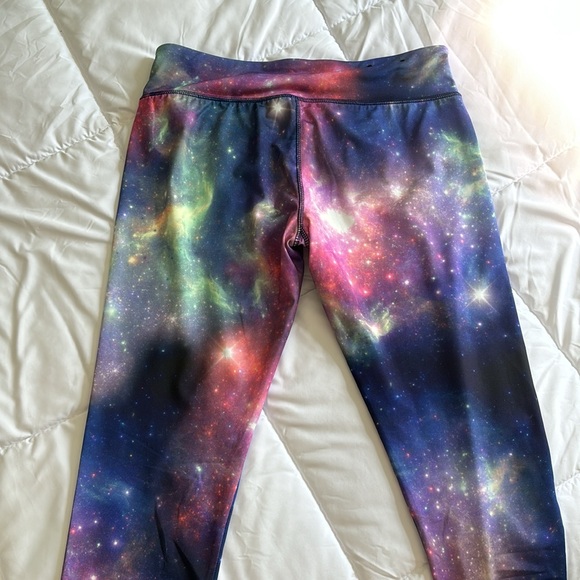 Energie size L women athletic stretchy galaxy legging - Picture 5 of 7